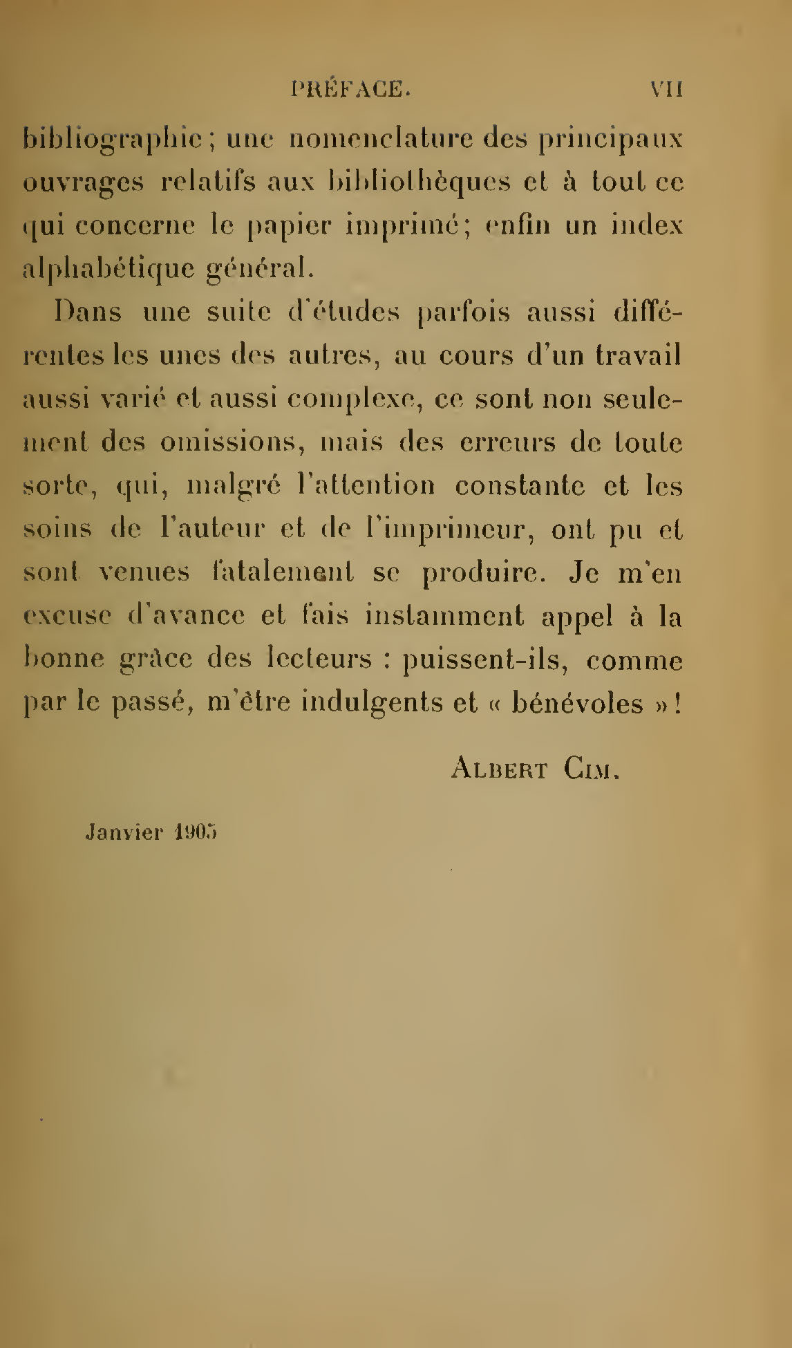 Albert Cim, Le Livre, t. I, p. VII.