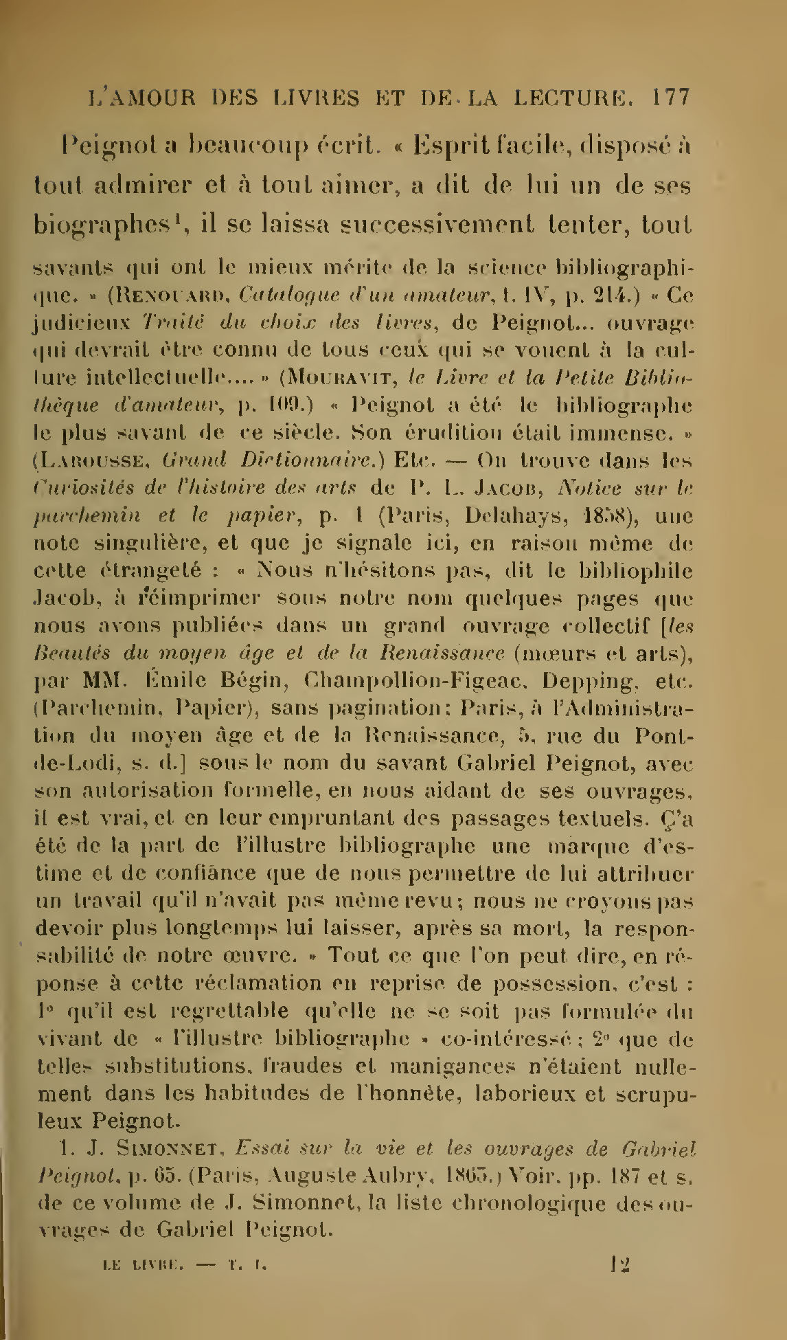 Albert Cim, Le Livre, t. I, p. 177.