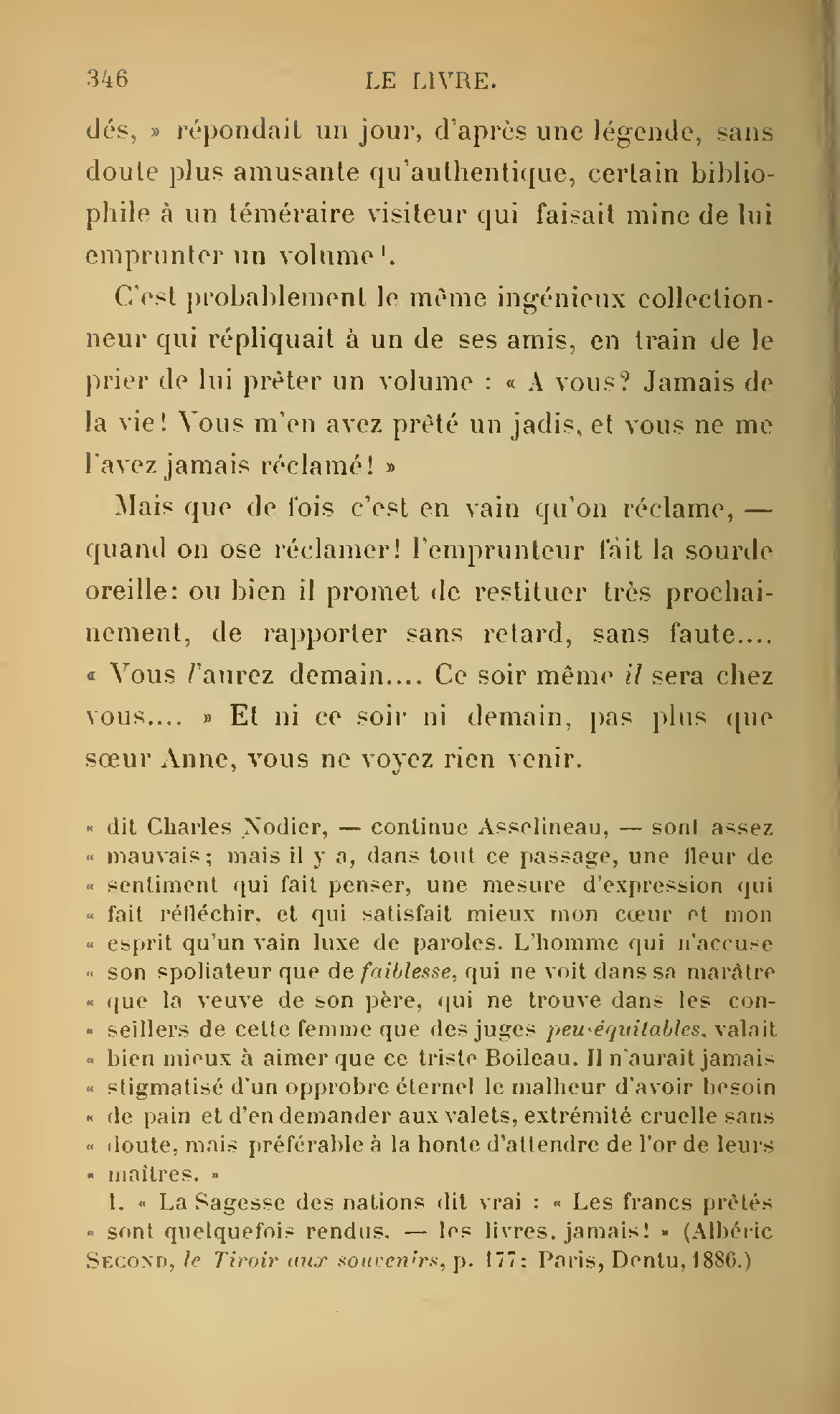 Albert Cim, Le Livre, t. II, p. 346.